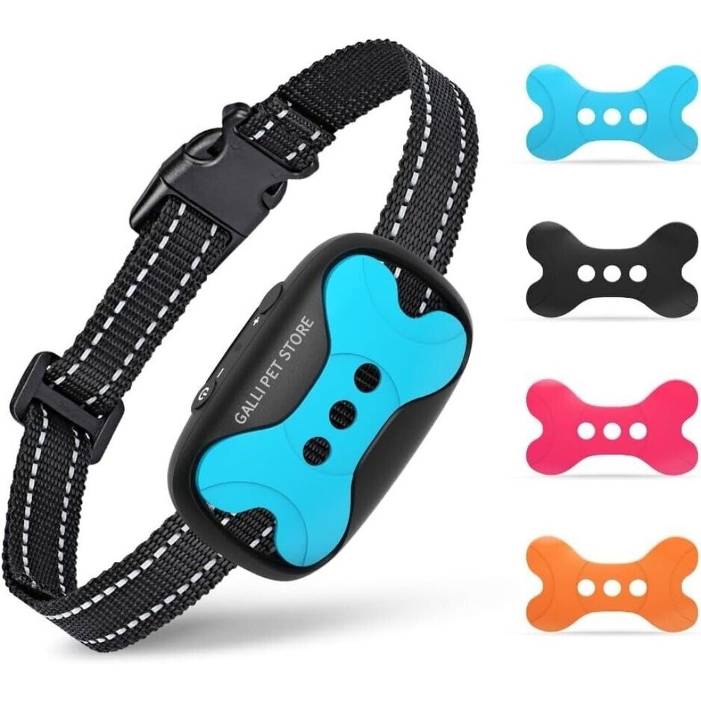 Anti Bark Collar No Shock Training Dog Collar Humane with Vibration and Sound OS